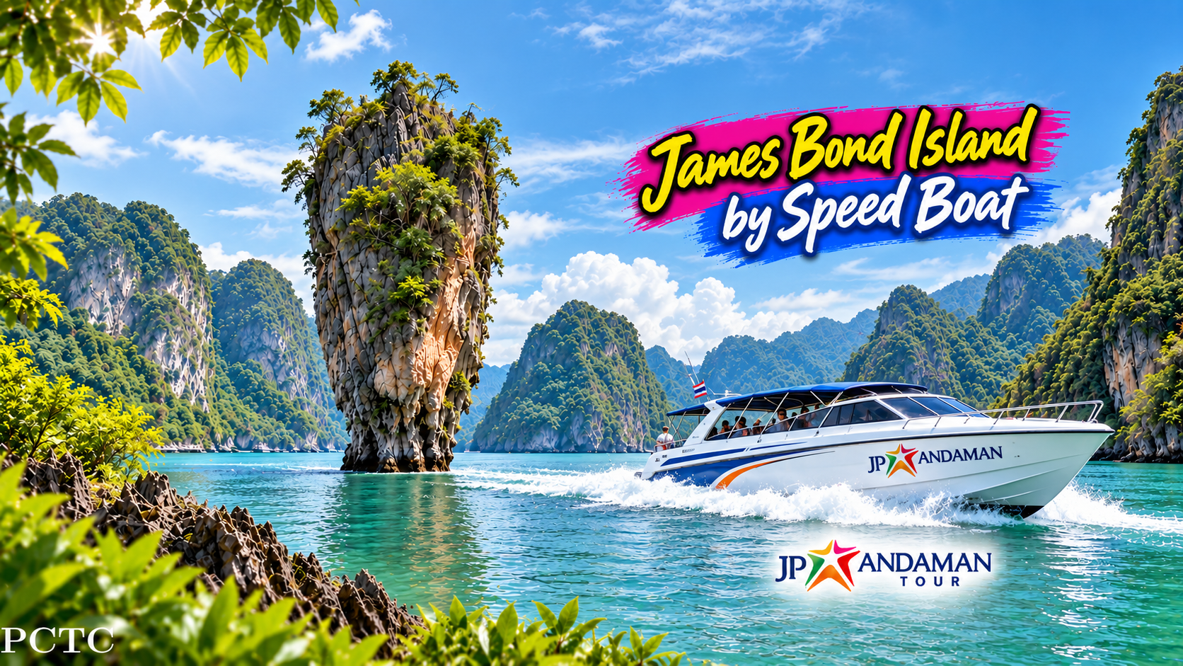 7 Island Tour - James Bond Island - Phang Nga Bay - Panak Island - Hong Island - Khao Ping Kan - Koh Panyee (Panyee Village) - Naka Island - National Park Fee Not Included image
