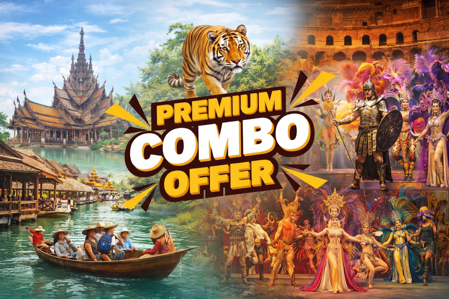 Premium Full Day Combo Package with Private Transfer image